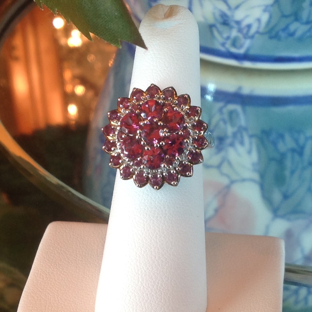 Orissa Rhodolite Garnet Ring